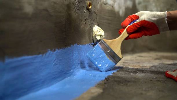 Crawl space vapor barrier installation in Rochester, IN